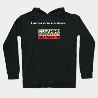 Corona virus resistance Hoodie